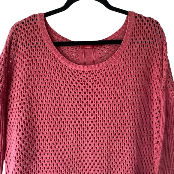 PRANA | PARKER OPEN WEAVE SWEATER ORGANIC COTTON |SIZE: LARGE - Picture 3 of 9